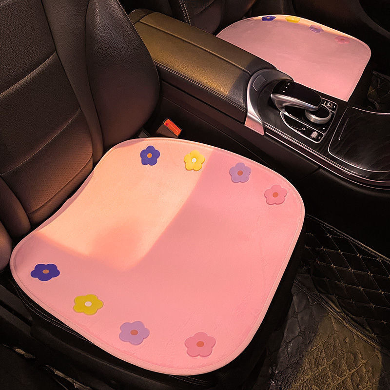 자동차 요추 귀여운 자동차 쿠션 요추 쿠션 자동차 시트 백레스트 요추 지원 데이지 사계절 허리 보호 도매