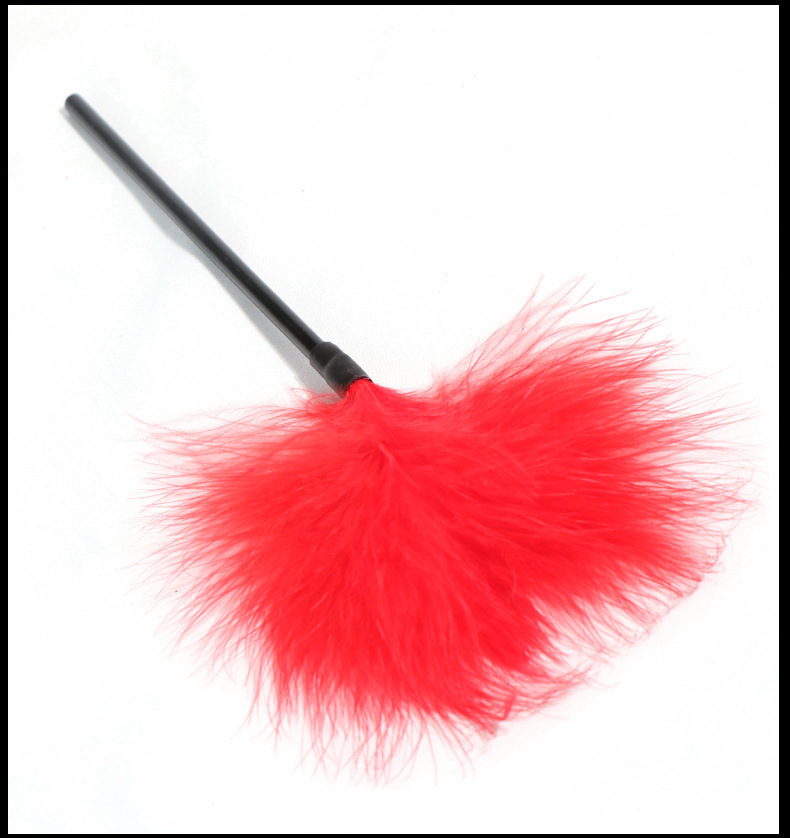 Short-Handle Feather Tickler for Couples, ABS Handle, Purple — detail image 16