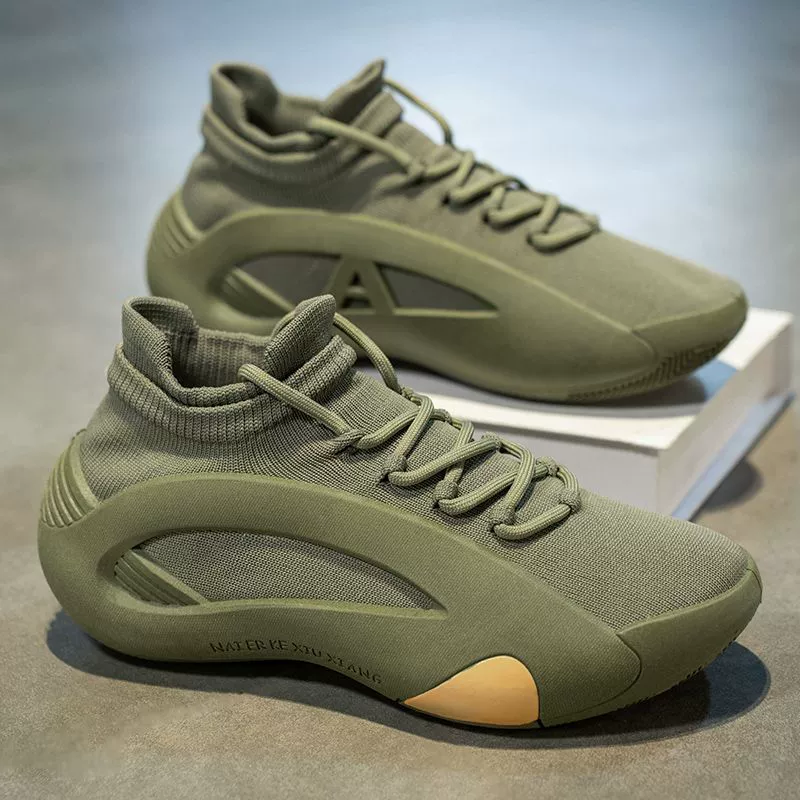 Мужская обувь 2025, дышащая обувь через границу, повседневная спортивная обувь с сеткой, тонкие одиночные туфли, легкие тканые туфли, мужские сетчатые туфли