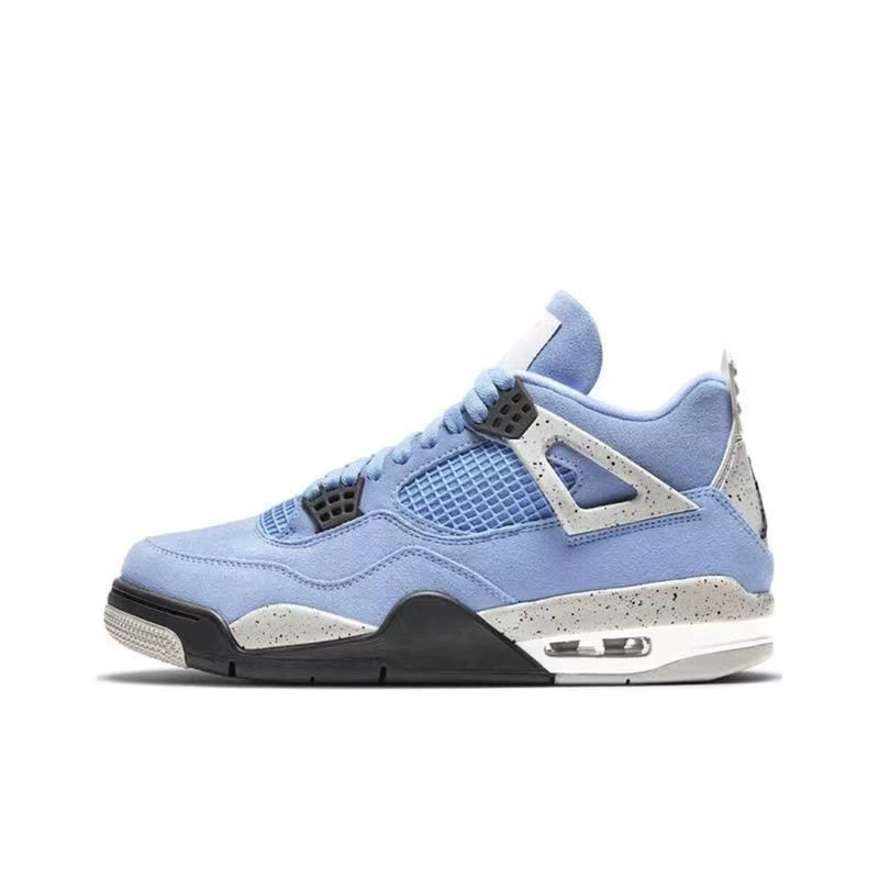 Putian Chunyuan AJ4 zapatos de baloncesto marrón naranja negro amarillo rayos eléctricos masculinos y femeninos clásicos Jiao4 Zhongyuan zapatos de baloncesto para hombres y mujeres