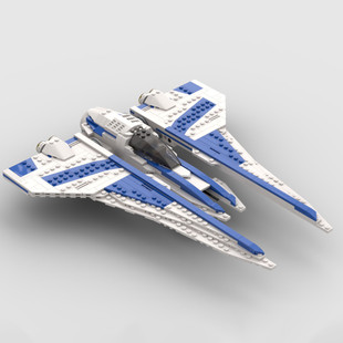 MOC-91479 部队运输战斗机模型搭建玩具套装 468颗粒数礼品