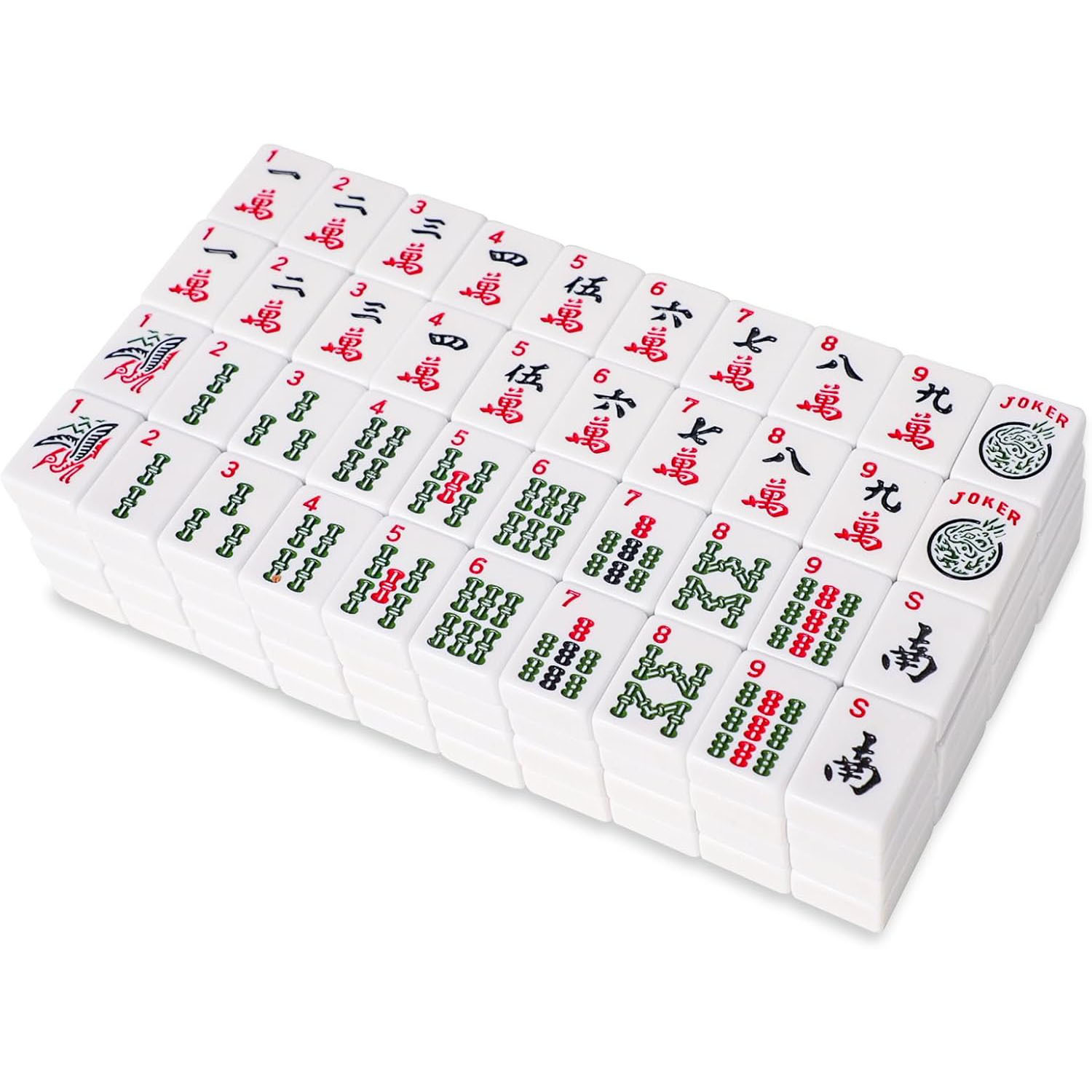 Manufacturer Wholesale American Mahjong Gift Mahjong Tiles Portable Red Soft Packaging Travel Mini Hand Rub