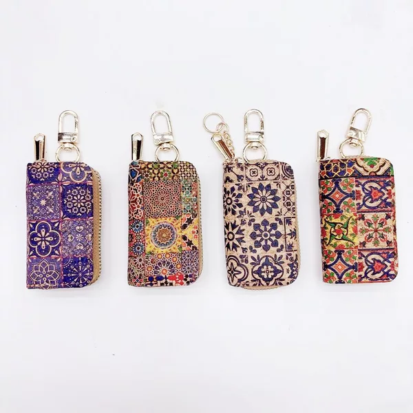 2026 New Style Cork Retro Style Key Bag Men's Car Key Holder