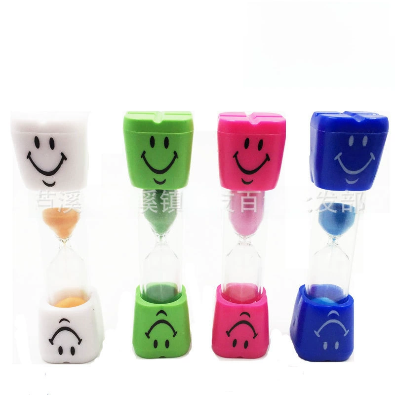 Plastic cartoon brushing timer, hourglass, scale 1:2, Birthday gift