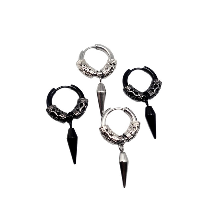 Men's Hip-hop Retro Earring Unique Single Piece Fashion Accessory_voghion.com