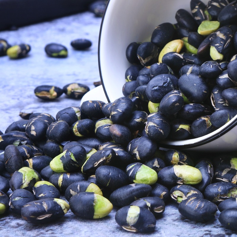 Xinjiang specialty green heart black beans 500g crispy black beans wholesale dried fruit snacks one piece drop shipping