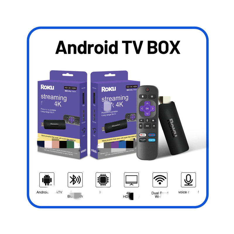 外国貿易新製品 ROKU HD 8K TV セットトップ ボックス デュアルバンド Bluetooth 5G ワイヤレス WiFi ネットワーク スティック|undefined