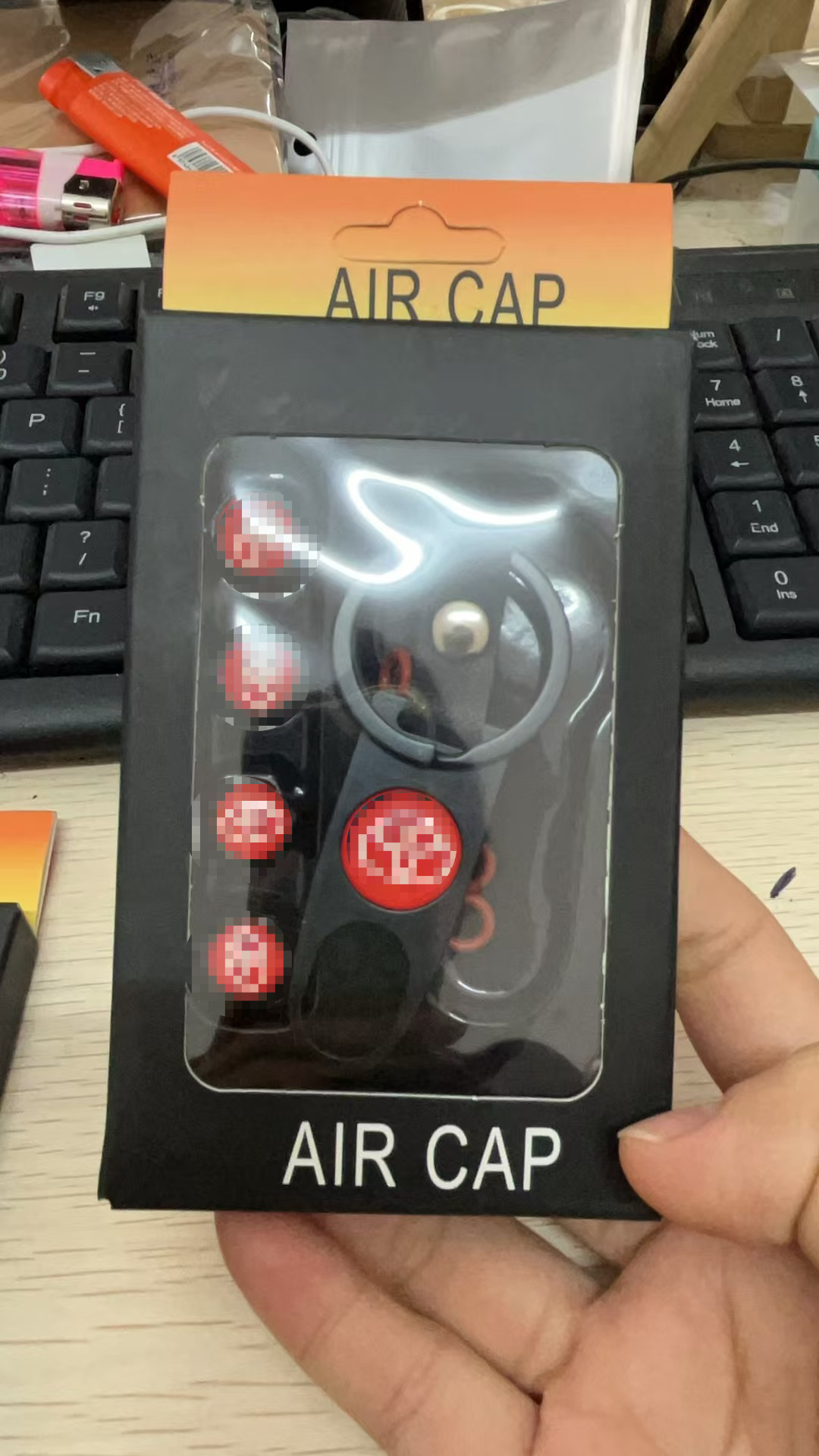 Automobile tire air nozzle cover personalized valve head cap anti-deflation universal alloy valve core air nozzle cap modification