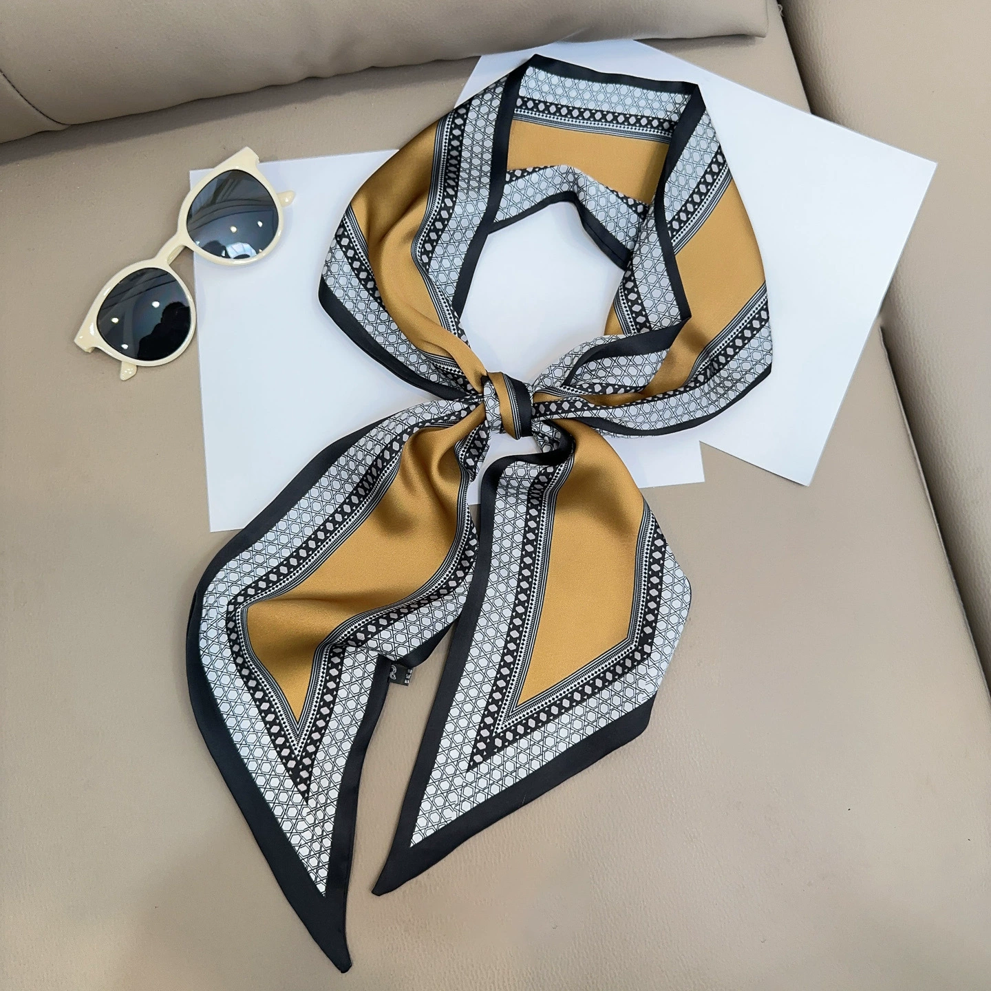 2025 новый длинный обернутый шарф-стример, кроссборд silk plaid длинный шарф, фабрика оптом