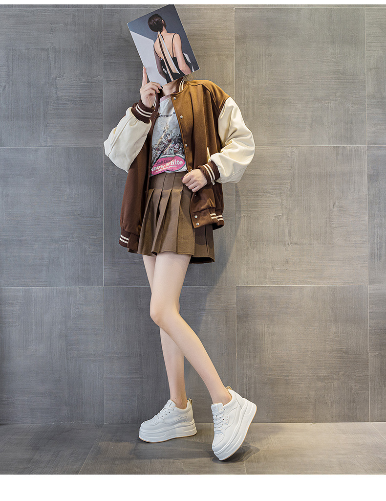 Giày sneaker nữ đế dày phong cách thể thao mùa thu 2025 — M 2973m màu, M2973 màu đen, M2973 màu đỏ chi tiết 10