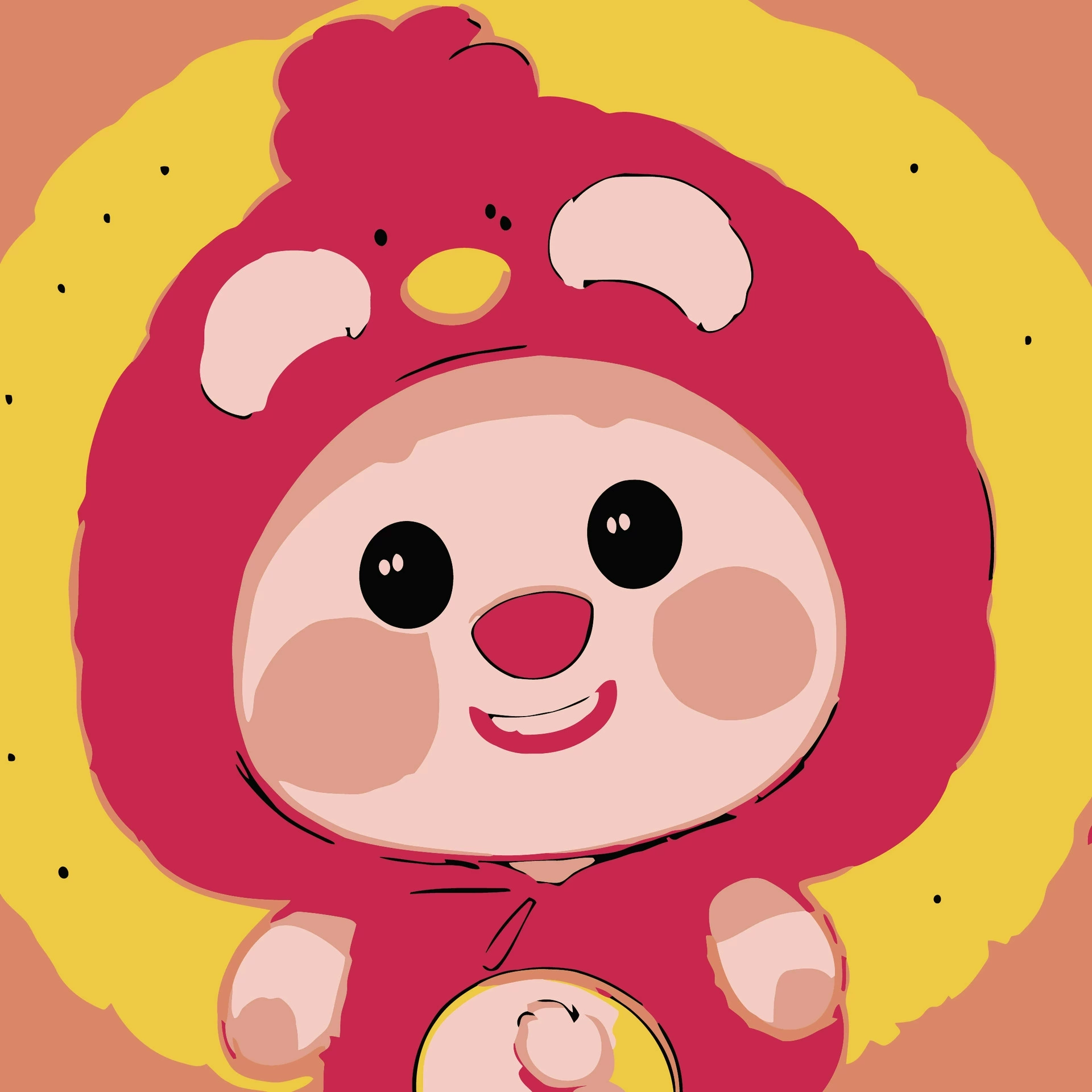Цифровая раскраска-мультфильм для спальни, DIY, стиль высокого качества
