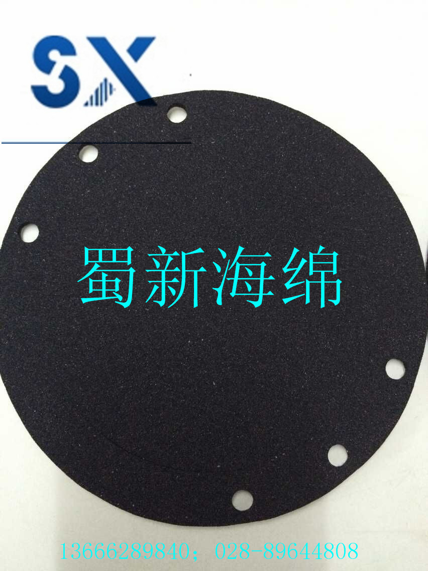 防滑耐高温橡胶海绵垫/抗震高密度EPDM泡棉垫/成型防撞海绵垫