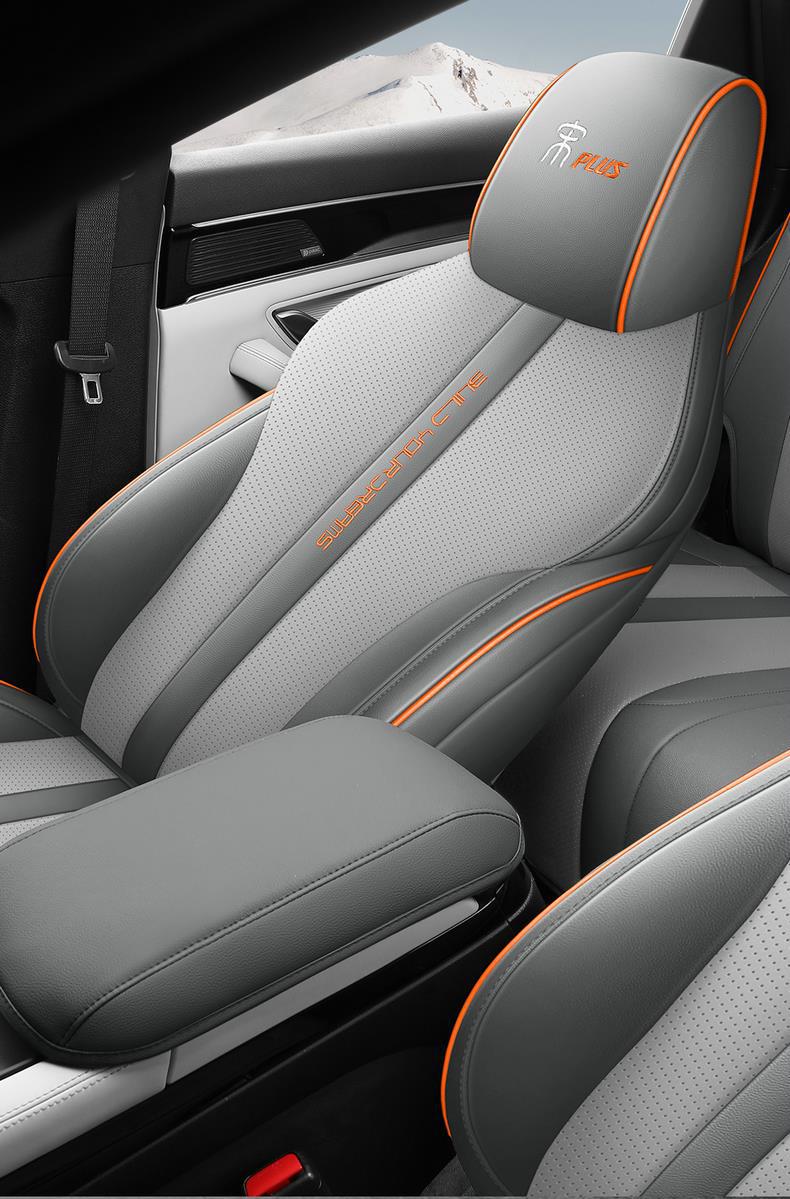 Specialized Leather Car Seat Covers for Byd Song Plus, Suitable for All Seasons, Full Coverage Seat Cushion