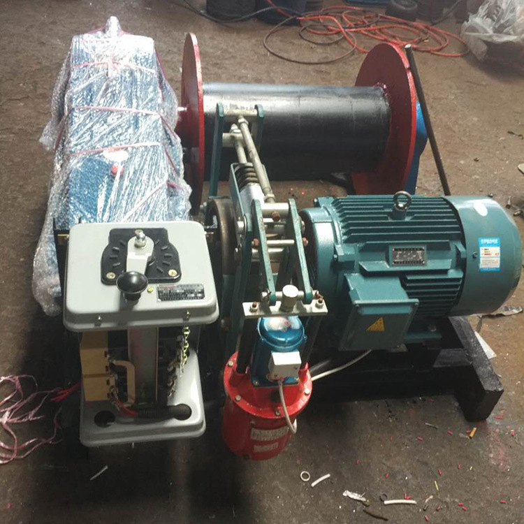 鸿业供变频卷扬机 慢速电动卷扬机 JM-1T电动卷扬机