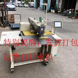 批发二手电脑花样机2516缝制商标魔贴织带鞋面鞋面包袋服装