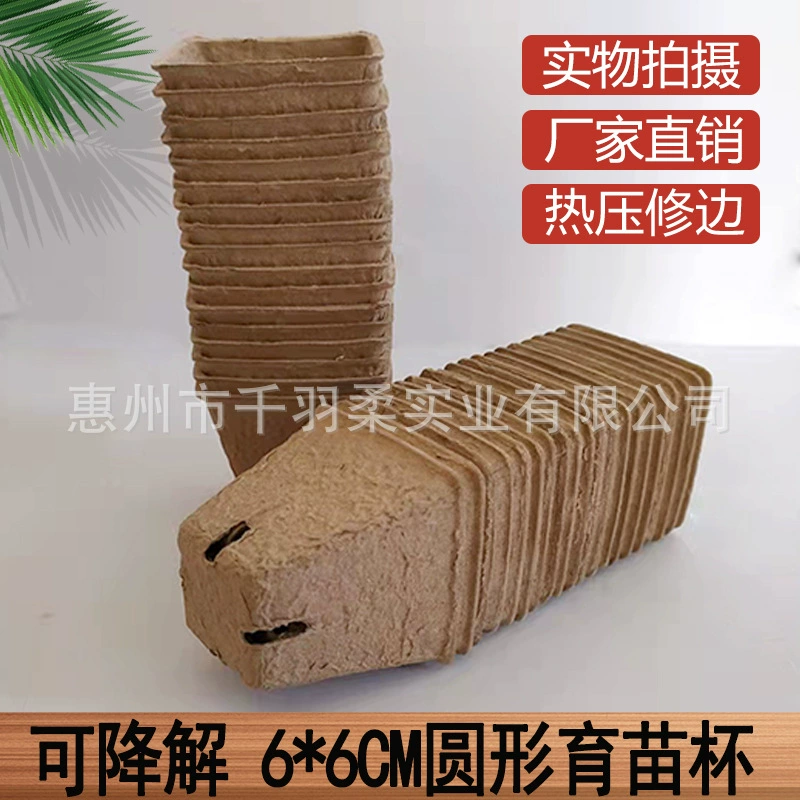 Прямые продажи фабрики 6CM квадратная чашка для рассады, питательная чашка, питательная чашка, питательная чашка, альтернативная цветочный горшок