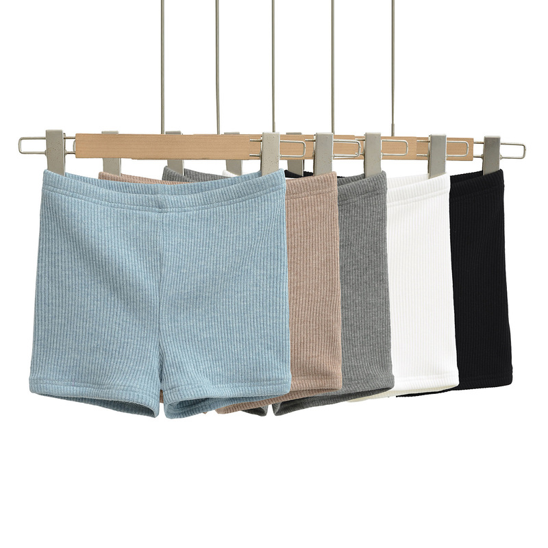 2025 Spring/Summer Hot Girl Boxer Shorts Elastic Multi-Color High Elastic Hip-Lifting Slimming Outerwear Hip-Hugging Shorts