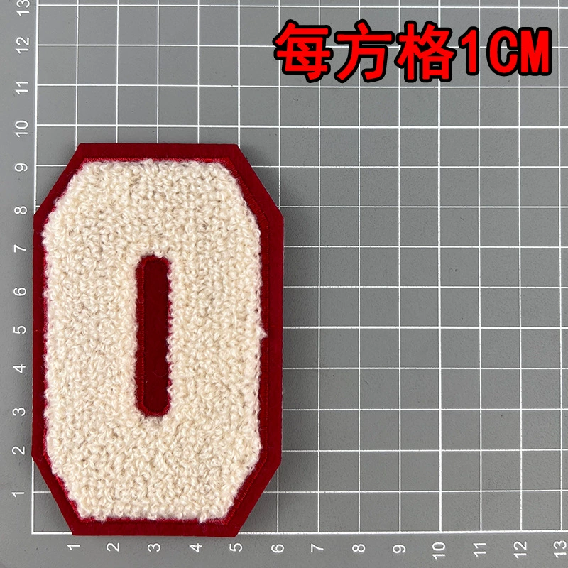 Apricot towel, baseball uniform, English letters, (Physicals), with embroidery