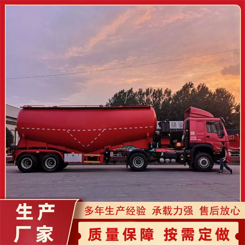 Selling Bulk Cement Tank Semi-Trailer, Fly Ash Tank Truck, Aluminum Alloy Tank Truck, Three Axles