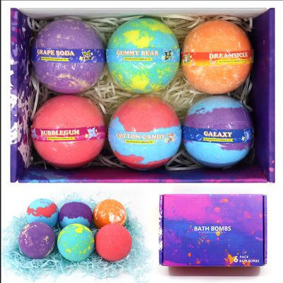 Cross border Toys Bath ball household clean Balls hotel Emollient Bath ball household bathtub Explosion Bubble Ball