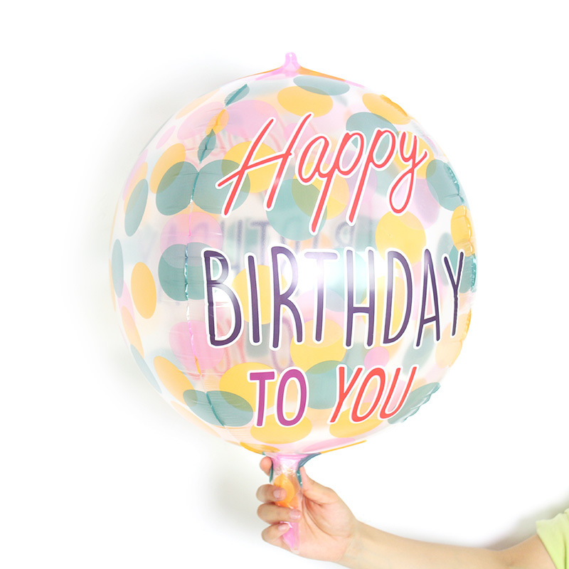 Birthday Letter Aluminum Film Party Balloon display picture 2