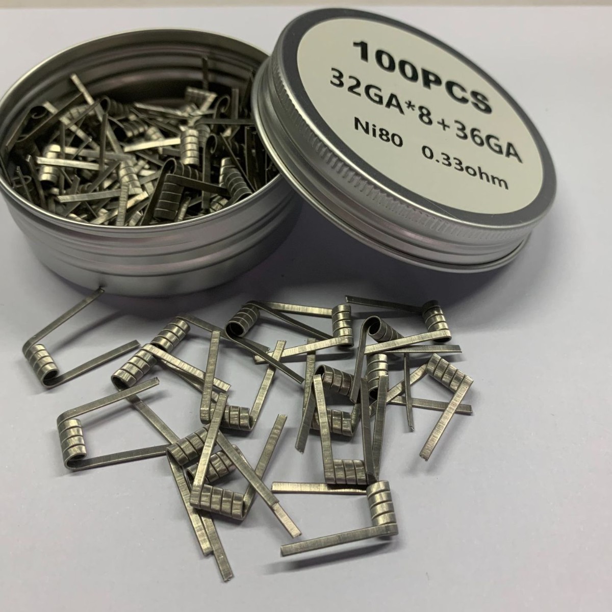 成品发热丝NI80 八芯8 Core Fused clapton花式发热丝coil电阻丝