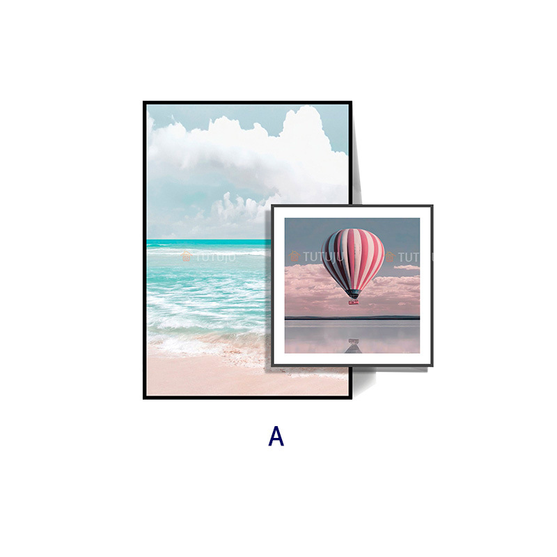 Pintura decorativa para pared de sala de estar, pintura sobre lienzo, pintura para cabecera de dormitorio principal, pintura colgante para comedor, pintura de estrellas y diamantes