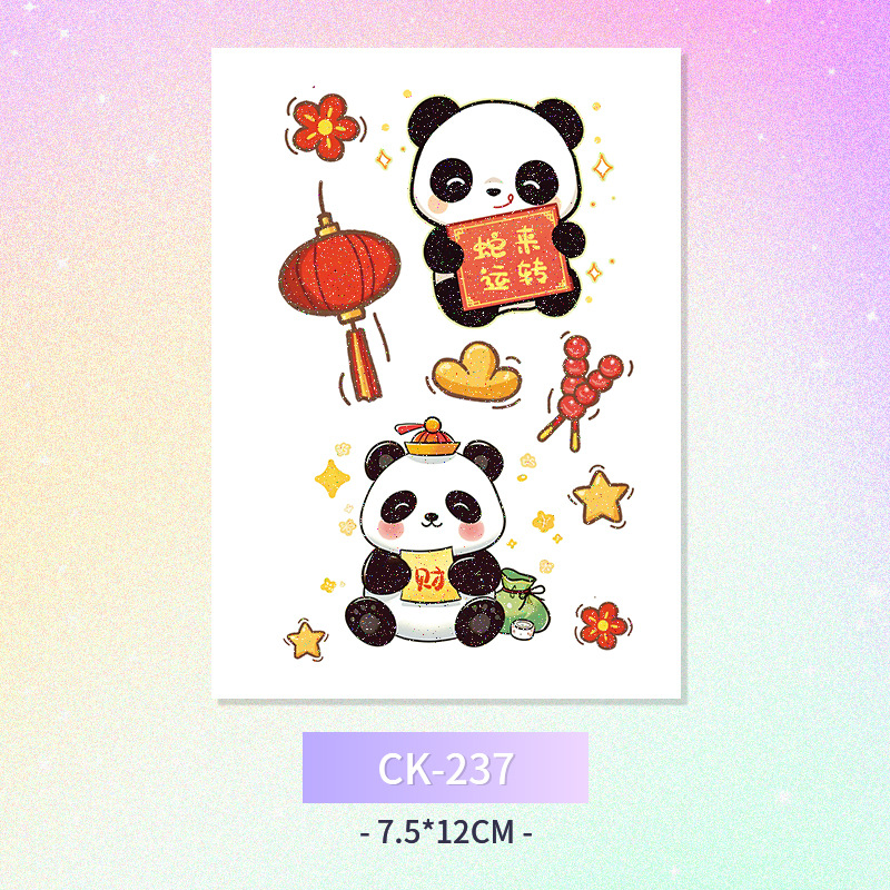 Glitter mariposa cara pegatinas tatuaje pegatinas hadas lavable impermeable de larga duración lindo unicornio ciervo Luna Estrella Planeta