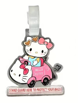 Nuevos productos de dibujos animados KT gatos Kitty acrílico bolsa colgando tarjeta funda bolsa bolsa bolsa colgando bolsa image 4