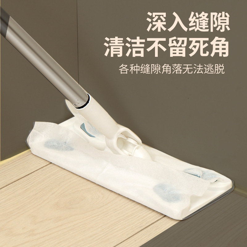 Disposable Mopping Rag, Electrostatic Dust Removal Mop, Lazy No-wash Flat Mop, New Household One Mop Cleaning