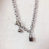 Brand retro metal chain handmade stainless steel, necklace, Japanese and Korean