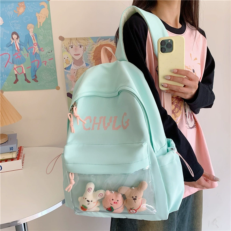 Маленький симпатичный японский ретро-рюкзак, вместительный, универсальный, для отдыха, для подростков, для студентов.