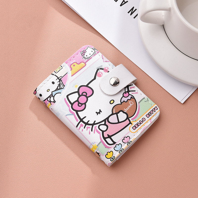 Bolsa de tarjetas para mujeres compacta multi-tarjeta de gran capacidad licencia de conducir licencia de conducir personalidad encantadora bolsa de cambio bolsa al por mayor