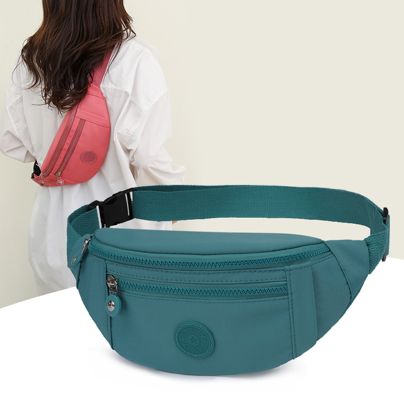 Factory Supply 2023 Women's Waist Bag Sports Travel Multifunctional Crossbody Bag Casual Simple Waterproof Bag