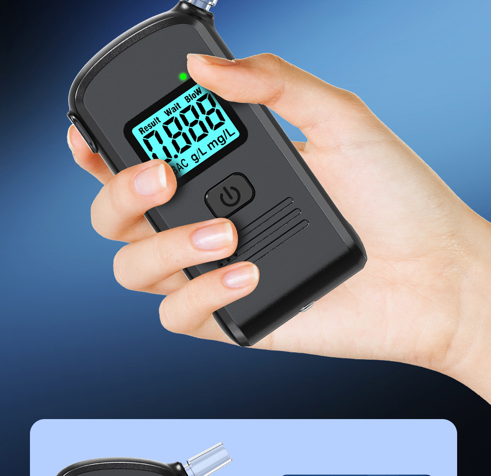 New Alcohol Tester Portable S+ Drunk Driving Special Alcohol Tester Home Air-Blown Personal Wine Tester