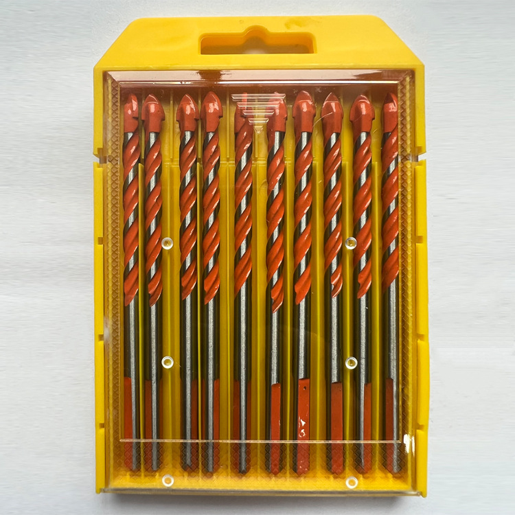 Extension Cross Triangle Drill Bit for Tile, Glass, Cement Wall, Ceramic, Alloy Multi-function Twist Drill Triangle Bit