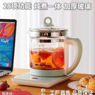 Health Pot Multifunctional Home Small Office All-Glass New Tea Maker Kettle Flower Teapot