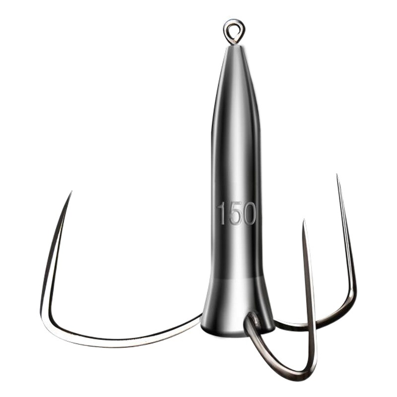 Anchor's Long Turtle Blade Three-Anchor Hook Long Lead Turtle Anchor Hook Knife Tip Three-Anchor Hook Three-Hook with Lead Pendant Anchor Fishhook Manufacturer