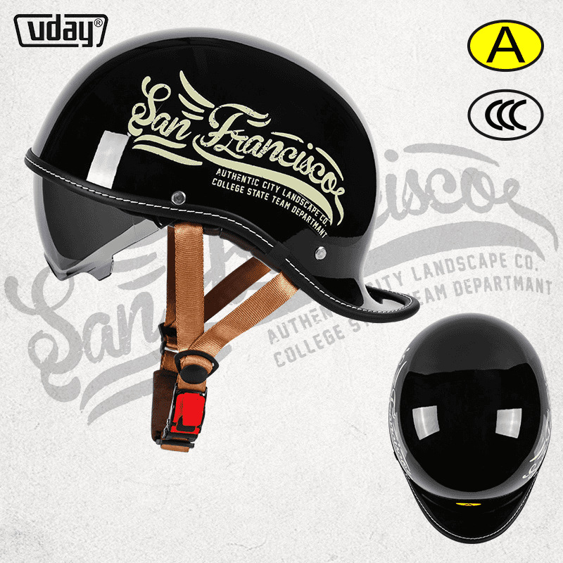 Motorcycle Helmet, Motuoche Motosiklet kaskı (dəbilqə) - black-m-52-54cm