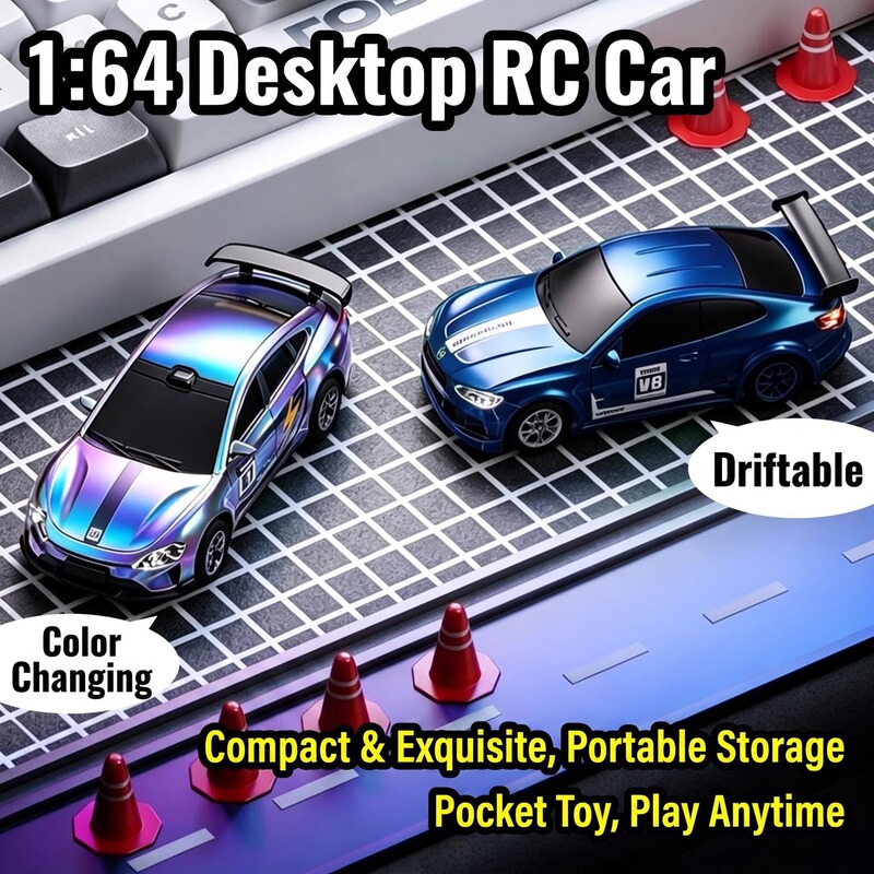 Cross-Border New Product Mini Rc Remote Control Car 1:64 Full Scale Four-Wheel Drive Drift Children's Toy Car for Boys with English Packaging Cross-Border New Product Mini Rc Remote Control Car 1:64 Full Scale Four-Wheel Drive Drift Children's Toy Car for Boys with English Packaging
