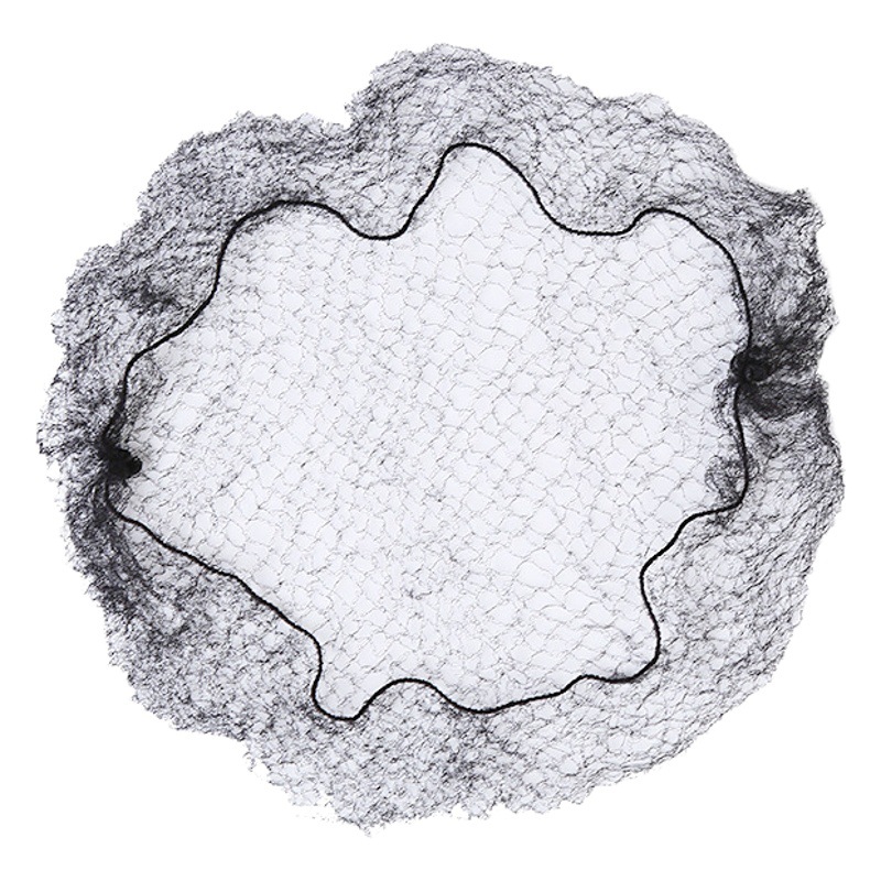 Profesional asistente de vuelo de alta elástico invisible pelo neto danza película y televisión peluca updo Bola de Pelo cabeza cubierta de red Hanfu cabeza flor delgada bolsillo neto