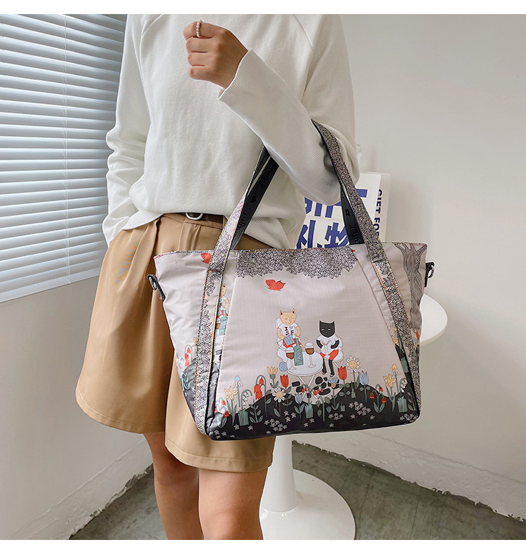 Women's Large Nylon Geometric Cute Square Zipper Bag Sets display picture 16