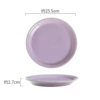 10-Inch Purple Cool Color Shallow Plate