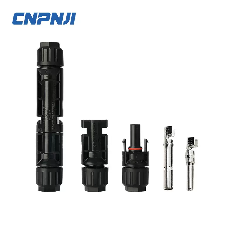 工厂定制光伏连接器mc4防水公母连接头1000V太阳能光伏汇流箱YT型