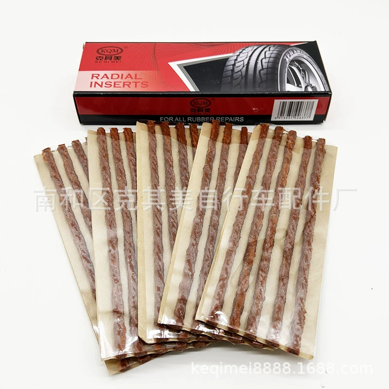 KeQimei ремонт шин Резиновая полоса вакуумный инструмент для ремонта шин 200 мм x 6 мм ремонт шин говяжье сухожилие Резиновая полоса автомобиль мотоцикл