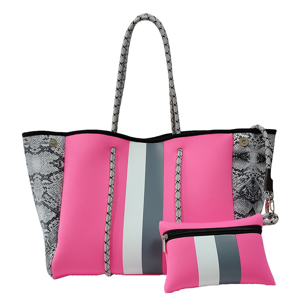 Bolsa perforada de material de buceo, bolsa de playa madre-hijo, bolsa de gimnasio, bolsa de hombro para deportes acuáticos y ocio, impermeable