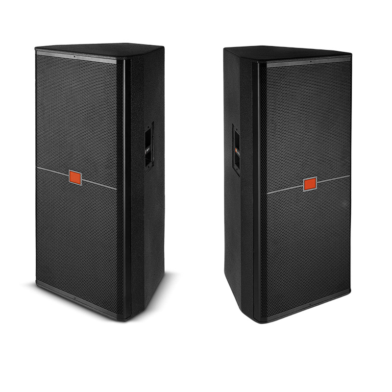 Actuación al aire libre Altavoz de escenario de 15 pulgadas Bar Wedding School Speech Doble Altavoz profesional de rango completo de 15 pulgadas