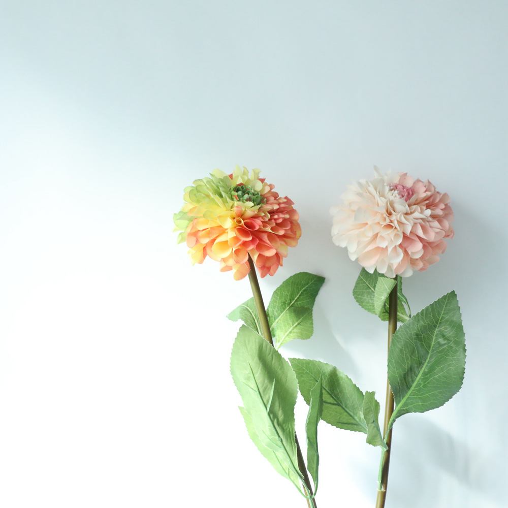 婚慶薇思大麗花廠家INS跨境裝飾品仿真花假花綠植物批發DY1-874A