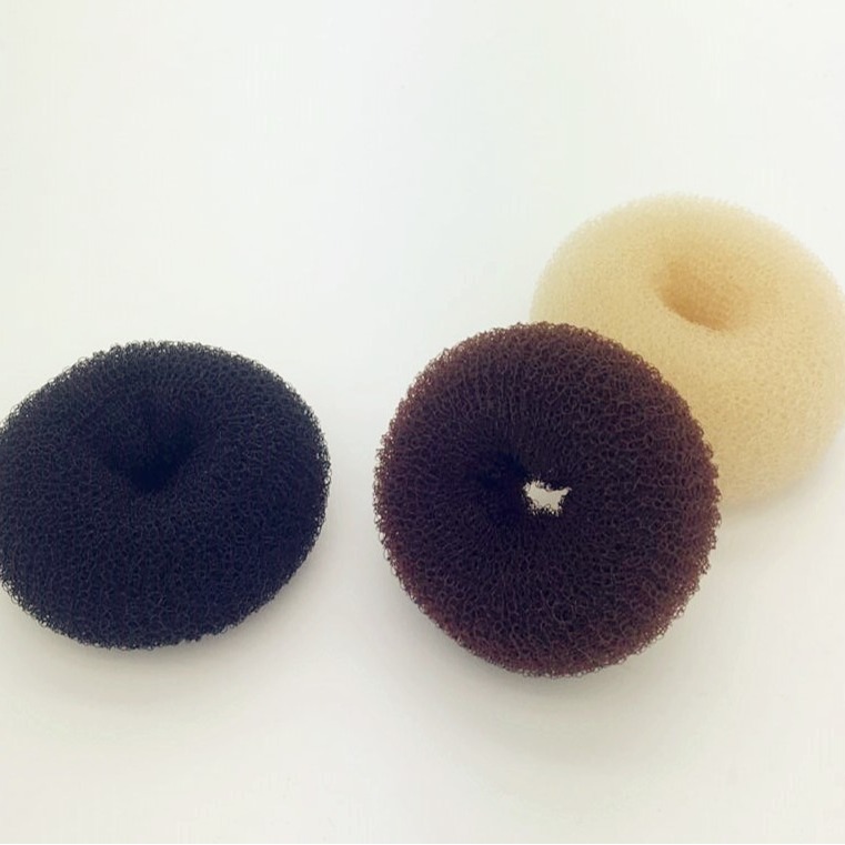 厂家直供新款日韩盘发器花苞头丸子头盘发器三色多规格甜甜圈