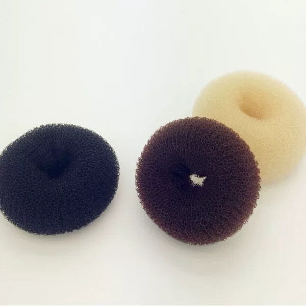 Factory direct supply new Japanese and Korean hair coil flower corn ball head hair coil three-color multi-specification donuts
